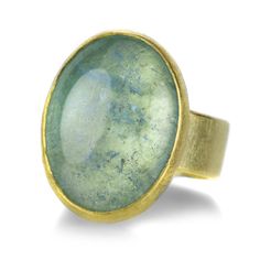 Petra Class Large Oval Aquamarine Cabochon Ring | Quadrum Gallery Aquamarine Cabochon, Bridal Jewels, Aquamarine Jewelry, Cabochon Ring, Yellow Gold Ring, Blue Rings, Fashion Accessories Jewelry, Moon Stone, Oval Cabochon