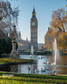 the big ben clock tower towering over the city of london