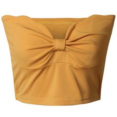 FREE SHIPPING Women Bow Tie Sleeveless Bustier Crop Top JKP3220 Yellow Sleeveless Tube Top For Summer, Solid Strapless Summer Corset, Party Bandeau Tank Top, Solid Color Bandeau Tank Top For Party, Solid Bandeau Tank Top For Party, Yellow Fitted Sleeveless Tube Top, Fitted Yellow Sleeveless Tube Top, Yellow Bandeau Tube Top For Party, Yellow Sleeveless Tube Top For Party