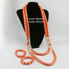 Elevate your Nigerian wedding or party look with this Bead Jewelry. Handcrafted with care, these jewelry pieces add a touch of color and cultural significance to your ensemble, making you stand out with traditional elegance. Elegant Round Jewelry With 108 Beads, Traditional Beaded Jewelry For Ceremonies, Wedding Jewelry With 108 Beads, Traditional Jewelry For Ceremonies With Round Beads, Traditional Jewelry With Round Beads For Ceremonies, Traditional Jewelry With Large Beads For Ceremonies, Traditional Round Beads Jewelry For Ceremonies, Traditional Round Beaded Jewelry For Ceremonies, Traditional Large Beads Jewelry For Ceremonies