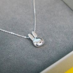 Cute Silver Clavicle Chain Jewelry, Cute Silver Pendant Charm Necklace, Cute Sterling Silver Pendant Charm Necklaces, Cute Sterling Silver Pendant Charm Necklace, Cute Silver Charm Necklaces With Clavicle Chain, Cute Charms Jewelry For Gifts, 16 Inch Pendant Necklace For Gift, Handmade Adjustable Whimsical Charm Necklace, Cute Nickel-free Round Necklaces