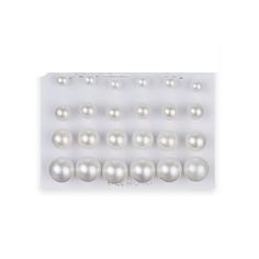 PRICES MAY VARY. Imitation Pearl Earrings Set: The package include 12 pairs small pearl earrings studs, 4 different sizes, 9mm/7mm/5mm/4mm pearl stud earrings, can match with various styles clothes Material: The pearl wedding earrings for brides is made of high quality alloy and simulated pearls, can directly contact with skin, sturdy and comfortable to wear Enough Quantity: This pearl earring set includes 4 different sizes, 24pcs small earrings for women studs set, fit almost all girls, one ord Big Pearl Stud Earrings, White Hypoallergenic Pearl Earrings For Party, Hypoallergenic White Pearl Earrings For Party, Pearl Earrings Studs, Small Pearl Earrings, Styles Clothes, Clothes Material, Pearl Earring Set, White Pearl Earrings