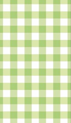 a green and white gingham checkered background