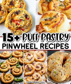 15 + puff pastry pinwheel recipes