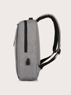 The Elodie Bags™️ are the ultimate solution for students and professionals on the go. With a sleek back pack design, these bags provide ample storage for all your essentials, including a laptop compartment. But that's not all - with a built-in charging port, you can stay connected and charged throughout your day. Perfect for school, work, or travel. SPECIFICATIONS Style: vintage Rain Cover: No Pattern Type: Solid Main Material: Polyester Lining Material: Polyester Item Type: Backpacks Interior: Gray Rectangular Backpack With Zipper Closure, Sleek Back, Black Leather Functional Backpack With Anti-theft Pocket, Rectangular Leather Backpack With Zipper Pocket For On-the-go, Laptop Bag Men, Gray Rectangular Backpack With Anti-theft Pocket, Black Travel Backpack With Anti-theft Pocket, Pack Design, Rain Cover