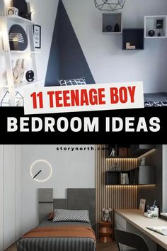 Save this pin for trendy and creative bedroom decor ideas for your son's space! Discover unique ways to design a room that reflects his personality and style. #TeenageBoyBedroom #HomeDecorIdeas #BoysRoomDecor