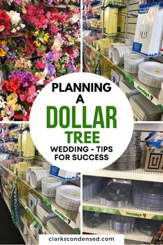 dollar tree wedding tips for success