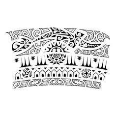 a drawing of an ornamental design in black and white