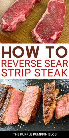 how to reverse steak strip steak on the grill