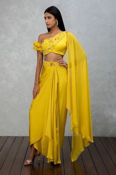 Glamorous Dhoti Saree With Embellished Belt, IndoWestern Dress, Indian Wedding Mehendi Sangeet party wear Dress,Indian Fusion Wear Crop top Fancy crop top yellow dhoti  mehendi wear  Function wear  all size available allcolors possible Fitted Pre-draped Saree With Gota Work For Designer Wear, Sleeveless Party Sharara For Navratri, Sleeveless Sharara For Navratri Party, Party Wear Pre-draped Saree For Diwali Reception, Sleeveless Party Dress With Gota Work, Fitted Pre-draped Saree With Mirror Work For Navratri, Bollywood Style Pre-draped Georgette Saree For Diwali, Sleeveless Traditional Wear With Mirror Work For Party, Party Wear Pre-draped Saree With Mirror Work For Navratri