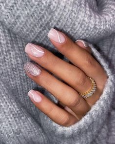 60 Trendy Cute Short Winter Nails [2024] To Rock The Winter Season Unghie Sfumate, Ballet Nails, Nagellack Trends, Nagel Tips, Colorful Nails, Fake Nails With Glue, Manicure Ideas, Stick On Nails, Dream Nails