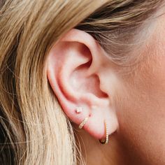 Little Luxuries Luxe Huggie Hoops – Chloe + Lois Earring Hole, Chevron Bracelet, Chevron Necklace, Cartilage Earrings Hoop, Cartilage Hoop, Angel Aura Quartz, Chevron Ring, Bracelet Online, Leverback Earrings