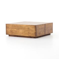 Duncan Storage Coffee Table Square Wood Coffee Table, Storage Coffee Table, Coffee Table With Drawers, Reclaimed Wood Coffee Table, Square Coffee Table, Modern Home Office, Wood Square, Coffee Table Square, Modern Furniture Living Room