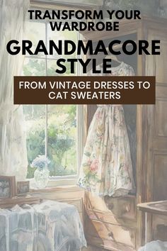 Learn how to dress Grandmacore with these essential fashion tips! Find out where to shop for comfy cardigans, floral dresses, and quirky cat sweaters. Perfect for anyone who loves the idea of dressing like their favorite grandma while staying stylish and comfortable! Grandma Inspired Outfits, Granny Core Aesthetic Outfits, Granny Chic Fashion Advanced Style, Grandma Fashion Aesthetic, Grandma Chic Fashion, Grannycore Fashion, Grandmacore Aesthetic Outfit, Grandma Core Outfit, Grandmacore Fashion