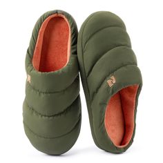 PRICES MAY VARY. Like mini-down jackets for your feet, these slippers provide insulated warmth from inside the house to the campground Sturdy rubber sole protects your feet against hard ground, with anti-skid traction preventing slips and falls Memory foam cushioning alleviates stress from your tired feet after a long hike or simply coming home from work Soft microfiber lining comforts your feet with or without socks on, wicks away moisture to keep the interior sweat-free and odorless Machine wa Shoe Repair Shop, Shoe Repair, Slip And Fall, Sleeping Bag, Mens Slippers, Coming Home, Hunter Green, Wicks, Womens Slippers