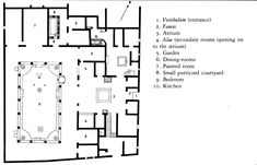 the floor plan for an ancient building