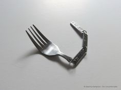 a fork that is sitting on top of a table