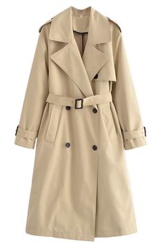 Trench Coat Classic, Cute Trench Coats, H&m Trench Coat, Trench Coat Png, Trench Coat Back, Trenchcoat Women, Coats For Women Casual, Woman Trench Coat, Long Trench Coat Women