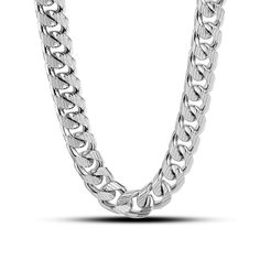 PRICES MAY VARY. FASHION CLASSIC- Add style to a basic look with this Solid 925 Sterling Silver Cuban Link Necklace.Our Pure hand made-Cuban beveled links are much more reflective than the standard Curb chain for a rich, perfect shine.Strong and durable that Will Never Bend Out Of Shape for daily wear yet not too thick for a comfortable fit.A chain that gives modern elegance to both casual and formal outfits,wear it solo for an everyday polished look or stack with other pendant for a cool fashio Top Craft, Miami Cuban Link Chain, Miami Cuban Link, Miami Cuban, Formal Outfits, Top Crafts, Cuban Link Chain, Cuban Link, Curb Chain