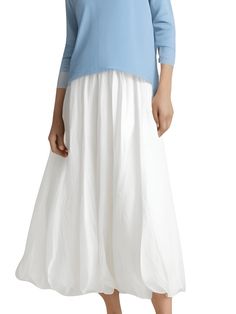 Elevate your wardrobe with this trendy fashion solid color A-line skirt, designed for the modern woman who values style and comfort. This mid-length high waist skirt is perfect for any occasion, whether you're heading to the office or out for a night on the town. Made with attention to detail, this skirt is a versatile piece that can be dressed up or down to suit your individual style. Specifications Material: POLYESTER Style: Casual Elasticity: Non Stretch Season: Spring/Summer Fabric Type: Blended Waistline: Empire Pattern Type: Solid Fit Type: Regular Fit Silhouette: A-LINE Dresses Length: Mid-Calf Age Group: Adult Model Number: 2AA5057-DRSTY Gender: WOMEN, FEMALE Size: One Size - See Sizing Information Color: Black, Grey, Green, White, Khaki, Light Purple Part of Drestiny's Free Return Wide Leg Pleated Skirt With Elastic Waistband For Spring, Stretch A-line Skirt In Solid Color, Casual Pleated Tiered Skirt, Non-stretch Elegant Flared Skirt, Spring Relaxed Fit Full Maxi Skirt, Elegant Non-stretch Flared Skirt, Spring Full Maxi Skirt Relaxed Fit, Solid A-line Skirt With Elastic Waistband, Non-stretch Gathered Skirt For Spring