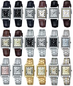 Casio Watch Women, Classic Watch Women, Casio Watches, Timeless Watches, Fancy Watches, Watches Women Leather, Cartier Watch, Elegant Styles