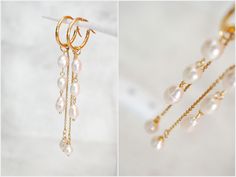 Indulge in the timeless elegance of our Long Cascade Pearl Earrings, a blend of sophistication and bohemian charm. Crafted from gold-plated stainless steel, these 9.5cm hoop chain earrings boast an ascetic rustic design adorned with lustrous freshwater pearls.  Beyond their exquisite appearance, these earrings effortlessly transition from casual everyday wear to glamorous soirées or intimate evenings. Their versatility caters to both daily routines and special occasions, adding a touch of allure to any outfit. Whether it's a wedding celebration, a night out with friends, or a romantic date, these earrings complement diverse styles, making them a perfect accessory for various occasions. Looking for an exceptional gift? Look no further! Our cascade earrings make a thoughtful and stylish pres Gold Hoop Earrings With Pearl Chain For Wedding, Wedding Gold Hoop Earrings With Pearl Chain, Gold Hoop Earrings With Dangling Beads For Wedding, Wedding Dangle Hoop Earrings With Pearl Chain, Elegant Hoop Earrings With Dangling Charms, Elegant 14k Gold Filled Hoop Earrings With Dangling Charms, Gold Pearl Chain Chandelier Drop Earrings, Gold Plated Pearl Chain Dangle Earrings, Party Chandelier Earrings With Pearl Drop Gold-plated