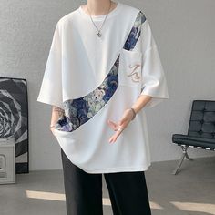 Size 			Bust 			Length 			Shoulder 			Sleeve Length 		 		 			cm 			inch 			cm 			inch 			cm 			inch 			cm 			inch 		 		 			XS(US)/M(Japan) 			112 			44.1   			65 			25.6   			59 			23.2   			19.5 			7.7   		 		 			S(US)/L(Japan) 			116 			45.7   			66.5 			26.2   			60 			23.6   			20 			7.9   		 		 			M(US)/XL(Japan) 			120 			47.2   			68 			26.8   			61 			24.0   			20.5 			8.1   		 		 			L(US)/2XL(Japan) 			124 			48.8   			69.5 			27.4   			62 			24.4   			21 			8.3   		 		 			XL(US)/3XL(Japan) 			128 			50.4   			71 			28.0   			63 			24.8   			21.5 			8.5   		 		 			2XL(US)/4XL(Japan) 			132 			52.0   			72.5 			28.5   			64 			25.2   			22 			8.7   		 		 			3XL(US)/5XL(Japan) 			136 			53.5   			74 			29.1   			65 			25.6   			22.5 			8.9   		 	  Note: Please according to your meas Patchwork Bear, Smart Casual Menswear, Casual Menswear, Suit Shoes, Bear T Shirt, Mens Socks, Smart Casual, Mens Fashion Casual, Skirt Pants