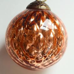 PRICES MAY VARY. 🎄 CHARMING & BEAUTIFUL - These rose gold / pink copper luxurious mercury glass ornaments sparkle and shine like no other. Stunning and brilliant, they add a magical and enchanting touch to your holiday decoration 🎄LIGHTWEIGHT YET STURDY - Unlike other flimsy ball ornaments that can easily break, these quality glass ornaments are made of solid thick mercury glass and are break-resistant 🎄LIGHTWEIGHT YET STURDY - Unlike other flimsy ball ornaments that can easily break, these q