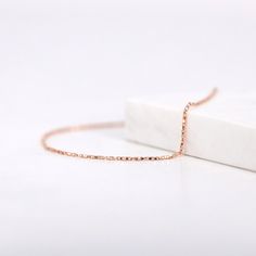 "Thick Raso Chain Bracelet, Gold Chain Bracelet, 14K Solid Gold Bracelet, Simple Chain Bracelet, Layering Jewelry ≫ Product Details ◈ Handmade / Handcrafted Fine Jewelry ◈ Thickness: 1.00mm ◈ Metal: Solid 14K Gold ◈ Gold Color: White gold, Rose gold, Yellow gold ◈ Chain Length: 6\" ~ 7.5\" ≫ Please read our FAQ below for more detail." Rose Gold Chain Bracelet For Formal Occasions, Rose Gold Plated Bracelets With Adjustable Chain, Rose Gold Plated Bracelet With Adjustable Chain, Delicate Rose Gold Adjustable Chain Bracelet, Delicate Adjustable Rose Gold Chain Bracelet, Delicate Adjustable Chain Bracelet In Rose Gold, Classic Rose Gold Box Chain Bracelet, Dainty Tarnish Resistant Rose Gold Bracelet, Rose Gold Bracelet With Delicate Chain As A Gift