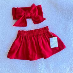 Red Skirt Baby Skirt Toddler Skirt Baby Girl Outfit Skirt | Etsy Puerto Rico Red Cotton Lined Skirt, Red Cotton Skort For Spring, Red Cotton Lined Skort, Red Cotton Skort, Spring Red Cotton Skort, Cute Cotton Skort With Lined Skirt, Cute Fitted Red Skirt, 7 Month Baby, Bow Headwrap