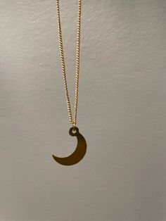 Gold Crescent Moon Necklace Minimalist Half Moon Phase Necklace, Everyday Half Moon Charm Necklace, Moon Shaped Necklace With Moon Print For Gift, Adjustable Crescent Moon Charm Necklace, Moon Print Necklace Perfect For Gifts, Minimalist Moon Phase Pendant Necklace, Moon Print Moon Shaped Necklace For Gift, Moon Print Moon Shaped Necklace Gift, Everyday Crescent Moon Phase Charm Necklace