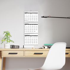 This 3-month view wall calendar is 11 inches wide and opens to over 25 inches with three open panels. The daily blocks of this minimalist wall calendar are about 2″ x 1.5″ with 5 rows to write in. Utilize the separate space for notes and to-do lists and be more organized and at peace with your schedule. Enjoy its move-a-page feature where you can arrange the panels in your own way- prior month, future month or current month, and next two months, etc. Runs from July 2023-December 2024.