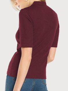 📦FREE Shipping on orders over $80 INS exclusive! Need some general basic knowledge for daily rotation? Look at INS solid round neck top! Soft knitted fabrics create a round neck and medium sleeves, which are paired with a tight fitting bodice. It can be paired with a suit coat or a structured mini skirt separately to create a fashionable look! Gender: Women Type: T-Shirts Feature: Solid, Round Neck, Mid Sleeve Material: Rayon Care: Hand Wash Cold. Do Not Bleach. Line Dry. Iron Low Heat. Style: Casual/Fashion Color: Black, Brown, Blue, Wine_Red Size: XS, S, M, L Please Note: All Dimensions Are Measured Manually With A Deviation Of 1 To 3cm. Solid Stretch Knit Top With Crew Neck, Stretch Knit Top With Crew Neck, Fitted Solid Color Crew Neck Knit Top, Basic Fitted Crew Neck Knit Top, Solid Crew Neck Knit Top, Basic Solid Color Stretch Knit Top, Basic Stretch Knit Top, Fine Knit Stretch Crew Neck T-shirt, Trendy Short Sleeve Solid Color Knit Top