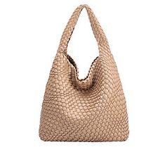 Slouchy and woven, this chic bag couldn't be more photo-worthy (or totally wearable). Pair it with all your on-the-move outfits, from denim mini dresses to flowy maxis to jeans and a tee! From Melie Bianco. Casual Woven Crossbody Hobo Bag, Beige Casual Bucket Bag For Fall, Casual Beige Bucket Bag For Fall, Casual Woven Bucket Bag For Shopping, Casual Hobo Bag For Shopping, Casual Woven Hobo Bag For Shopping, Summer Rectangular Bucket Bag With Intrecciato Weave, Casual Woven Hobo Shoulder Bag, Trendy Natural Color Shoulder Bag For Day Out