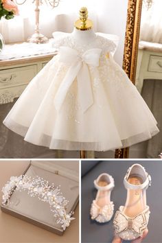 Get ready to fall in love with our selection of beautiful, high-quality dresses that will make any girl feel like a true princess. Christmas Princess, Girls Birthday Party Dress, Birthday Party Dresses, Dress Baby Girl, White Flower Girl Dresses, Elegant Girl, Clothes Girl, Girl Christmas