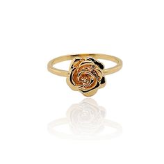 Rose ring made in 14kt solid gold, the perfect accessory to add a touch of romantic charm to any outfit. This exquisite piece features a delicate rose design, crafted with meticulous attention to detail. The petals of the rose are beautifully sculpted  creating a stunning ring. Rose diameter is 11mm - 0,43 inches. Enhance your style and showcase your love for all things beautiful with our enchanting Rose Ring. Order yours today and let the exquisite charm of roses adorn your finger. Gold Rose Ring, Silver Rose Ring, Gold Flower Ring, Modern Gold Jewelry, Rose Gold Flower, All Things Beautiful, Freshwater Pearl Ring, Carnelian Ring, Rose Ring