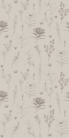 an image of a wallpaper with plants on it