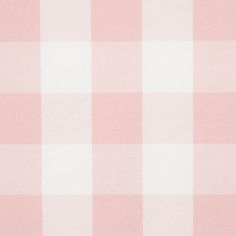 a pink and white checkered table cloth