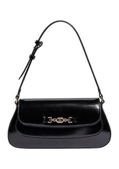 Accented with gold hardware and featured in a sleek silhouette, this chic leather bag from Sam Edelman is a fabulous addition to your formal styles. | Sam Edelman Loraine Small Shoulder Bag, Black Evening Shoulder Bag With Brass Hardware, Sleek Shoulder Bag With Branded Hardware, Elegant Evening Shoulder Bag With Branded Hardware, Luxury Evening Shoulder Bag With Brass Hardware, Sleek Formal Shoulder Bag With Metal Hardware, Classic Evening Shoulder Bag With Brass Hardware, Elegant Shoulder Bag With Metal Hardware, Chic Formal Shoulder Bag With Branded Hardware, Elegant Shoulder Bag For Work With Branded Hardware