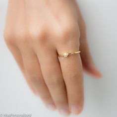 Personalized birthstone ring with your desired birthstone. A minimalist dainty ring as a gift for her, for bridesmaids, friends, for women who love simplicity and minimalist style ♡  ► FEATURES; Gemstone: 3mm Material Options: 925k Sterling Silver, Rose Gold Filled, Yellow Gold Filled. 14K Solid Gold Options are available (Please contact me about the price).  ► HOW TO ORDER; Please select your preffered size and material from the menu while adding to card. Please write your preffered birthsto... Minimalist Stackable Initial Ring For Anniversary, Dainty Everyday Birthstone Ring With Single Diamond, Dainty Everyday Initial Ring With Round Band, Dainty Initial Ring With Round Band For Everyday, Everyday Dainty Birthstone Ring With Single Diamond, Dainty Everyday Initial Ring With Simple Design, Dainty Initial Ring With Round Band, Dainty Birthstone Ring With Single Diamond For Gift, Dainty Midi Rings With Single Diamond For Gift