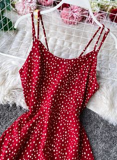 Cute A line polka dot dress summer dress 042 Fabric: blended Color: champagne, black, red, white Size(cm): S, M, L S length 112 bust 80 waist 68 M length 113 bust 84 waist 72 L length 114 bust 90 waist 76 Polka Dot Mini Sundress For Summer, Summer A-line Polka Dot Mini Dress, Polka Dot A-line Mini Dress For Summer, Summer Polka Dot A-line Mini Dress, Polka Dot Mini Dress For Summer, Summer Midi Length Polka Dot Dress, Summer Midi Dress In Polka Dot, Chic A-line Mini Dress In Polka Dot, Chic Polka Dot Summer Dresses