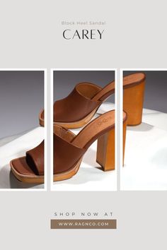 Made with ergonomics that keeps strain off the feet, the cushioned insole further helps. Chic Summer Wedge Heel Block Heels, Chic Summer Wedge Block Heels, Chic Summer Wedge Heels, Elegant Brown Block Heels For Summer, Modern Block Heel Sandals For Summer, Modern Block Heel Summer Heels, Modern Summer Heels With Block Heel, Sleek Summer Mules With 4-inch Heel, Modern Closed Toe Block Heels For Summer