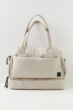 Your new go-to bag for all things active and beyond, this essential duffle from FP Movement is featured in our signature puffy ripstop fabrication with endless pockets for a true do-it-all bag.Height: 13 in Length: 16 in Depth: 6 in100% Polyester    Machine wash cold Free People Activewear, Workout Essentials, Free People Movement, Essential Bag, Fp Movement, Sneaker Heels, Personalized Accessories, Card Wallet, Travel Bag