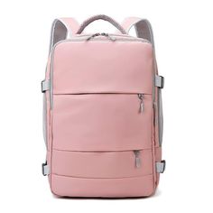 Soft Girl Hidden Pockets Travel Backpack Luggage Strap, Training Bags, نظارات شمسية, Pink Backpack, Tunisia, Shoe Storage, Laptop Backpack, Baby Bag, Travel Backpack