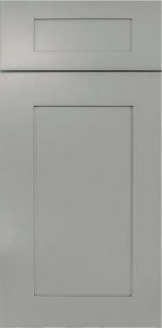 a white kitchen cabinet door with no glass in the front and side panels on the back