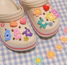 Clogs, Sandals, Bears, Aesthetic Pics, Teddy Bears, Aesthetic Pictures, Rainbow, Blue, White