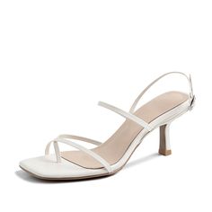 TAAFO Cross Strap Ladies High Heel Sandals Thong Sandals Ladies Sandals For Women Pink-7.5 Elegant Toe Post Slingback Sandals For Beach, White High Heel T-strap Sandals For Summer, White High Heel Slingback Sandals For Summer, Summer T-strap Toe Loop Sandals With Heel Strap, White Toe Post Heels For Vacation, Toe Loop Slingback Sandals With Heel Strap For Summer, White T-strap Sandals With Heel Strap For Summer, Summer Toe Loop T-strap Sandals, Summer Synthetic Slingback Sandals With Single Toe Strap