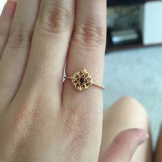 Any Birthstone Ring Flower ring Gold Ring Gemstone Ring | Etsy Gold Flower Ring With Birthstone For Promise, 14k Gold Filled Jewelry For Anniversary, 14k Gold Filled Ring For Anniversary, 14k Gold Filled Ring Jewelry For Anniversary, 14k Gold-filled Ring Jewelry For Anniversary, Gift Flower Open Ring With Rose Cut Diamonds, Gold Flower Ring With Rose Cut Diamonds For Promise, Dainty 14k Gold Birthstone Ring For Proposal, Gold Flower Ring With Birthstone For Gift