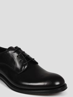 Corvari lace-up shoes, in semi-shiny leather. - SS24 - Round toe - Lace up - Stacked heel (H: 1. 5 cm) - Leather sole - Made in Italy - Leather Modern Lace-up Leather Shoes For Derby, Calf Leather Lace-up Dress Shoes For Semi-formal, Business Leather Lace-up Shoes With Rubber Heel Cap, Pointed Toe Calf Leather Lace-up Shoes For Derby, Calf Leather Lace-up Shoes With Pointed Toe For Derby, Pointed Toe Calf Leather Lace-up Shoes, Elegant Lace-up Derby Shoes With Rubber Sole, Elegant Leather Sole Derby Lace-up Shoes, Elegant Derby Shoes With Leather Sole, Lace-up Style