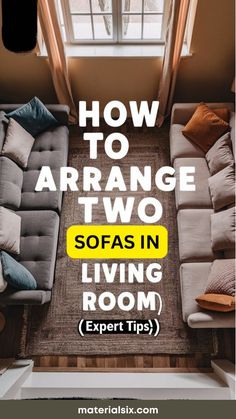 How to arrange two sofas in living room (expert tips) How To Arrange A Rectangular Living Room, Angled Couch Layout Furniture Arrangement Sofas, Furniture Layout For Small Living Room Rectangle, How To Arrange Furniture In A Long Narrow Living Room, How To Arrange Furniture In A Long Room, Perfect Living Room